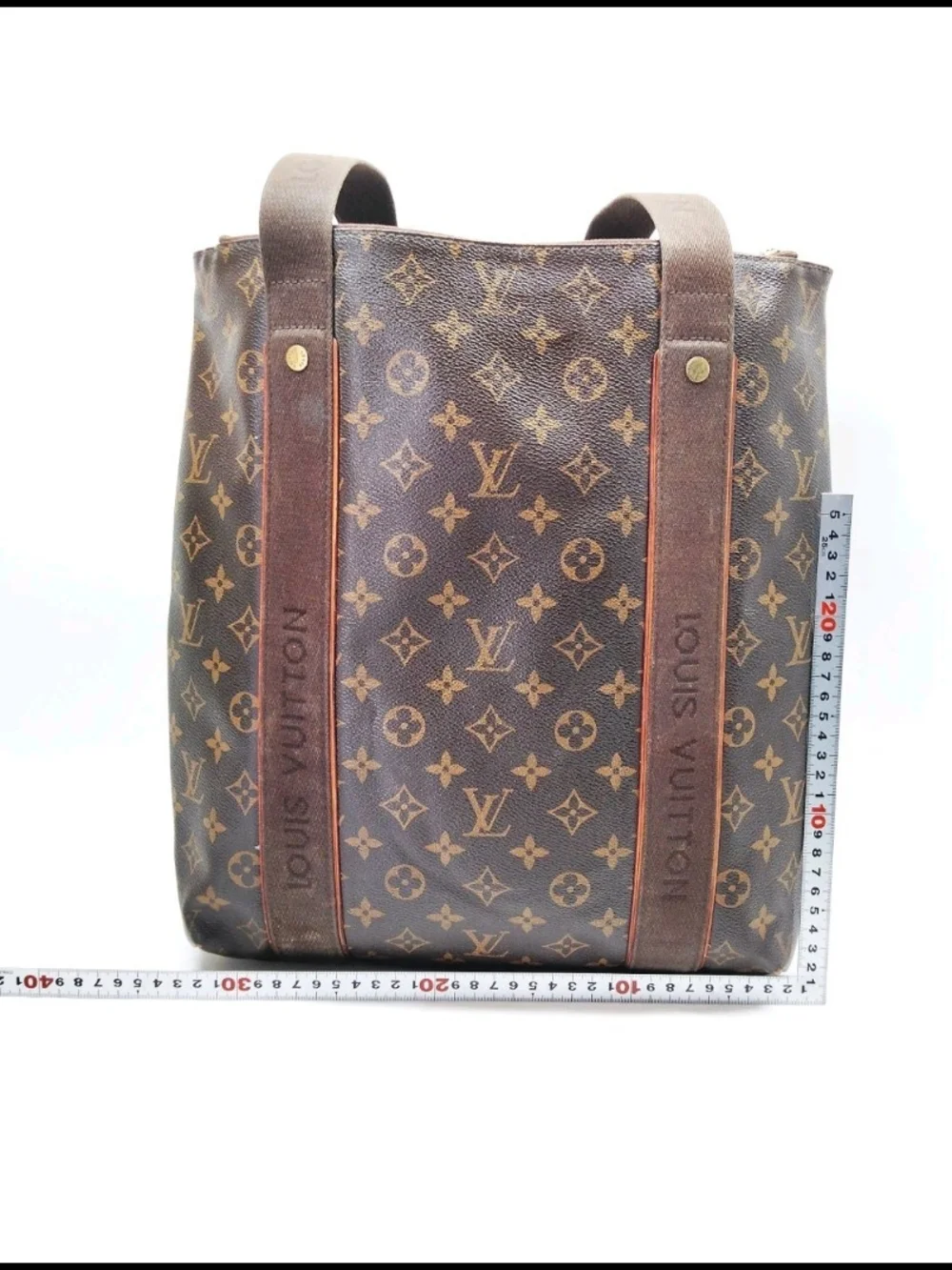 Louis Vuitton Cabas Beaubourg Tote Brown Canvas